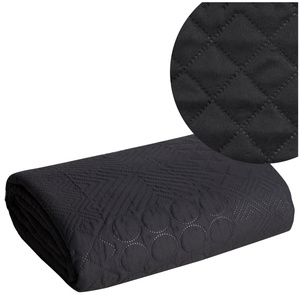 170 x 210 Quilted Decorative Bedspread Boni5 Black