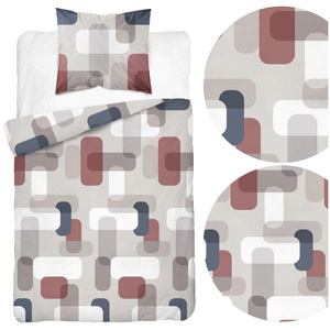 Bedding 140 x 200 2pcs Asti Satin Cotton 5487B