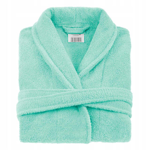 Unisex Cotton Terrycloth Hotel Bathrobe L/XL Mint