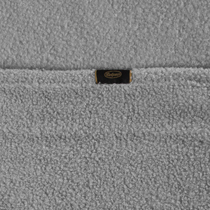 Blanket 150 x 200 Microfiber Boucle Boucle Silver