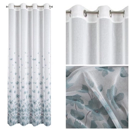 Curtain 140 x 250 Decorative Andrea Bia+Turquoise