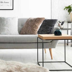 Shaggy Pilar Decorative Pillowcase 45 x 45 Coral