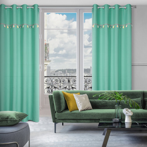 Curtain 140 x 250 Children's Eyelets Kids 2 Mint