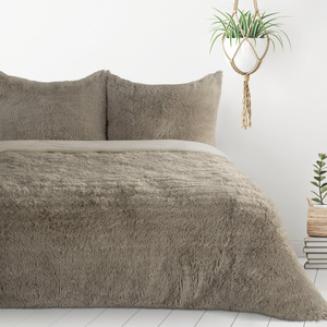 Bedding 220 x 200 3pcs Fur Polar Tiffany Beige