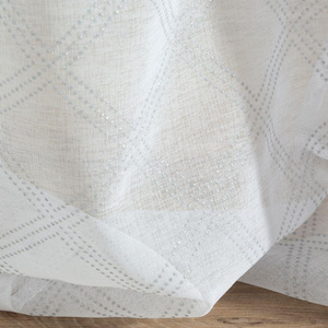 Hazal Decorative Curtain 140 x 250 White Throw