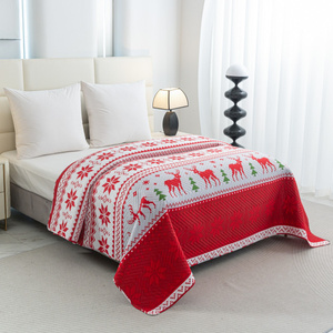 Quilt 170 x 210 Embossed Christmas Levent 06