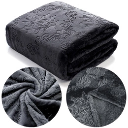 Blanket 200 x 220 Microfiber Embossed Clemente 02
