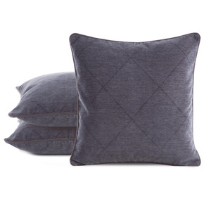 Pillowcase 45 x 45 Decorative Chenille Cora Graphite