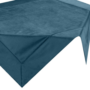 Tablecloth 85 x 85 Decorative Velvet Navy Blue