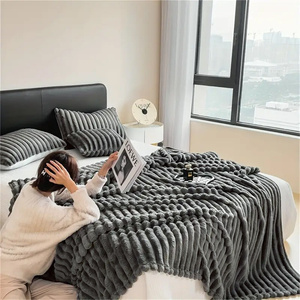 Blanket 160 x 200 Microfiber Plush Shirley 02