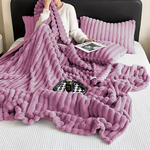 Blanket 160 x 200 Microfiber Plush Shirley 03