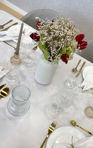 Decorative Tablecloth 160 x 220 Jacquard Camille 03