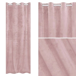 Curtain 140 x 250 Decorative Velvet Soft Powdery