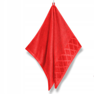 Towel 50 x 90 Cotton Silky 500g/m2 Red