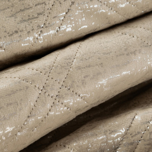 Quilted Velvet Bedspread 170 x 210 Luiz Blink Beige