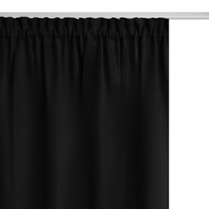 Curtain 140 x 270 Blackout Tape Hold Black
