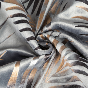 Gloria Steel+Grey Decorative Curtain 140 x 250