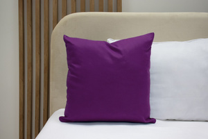 Cotton pillowcase 45 x 45 Uniform Ola Plum Purple