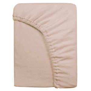 Terry sheet with elastic 020_D Beige 140x200