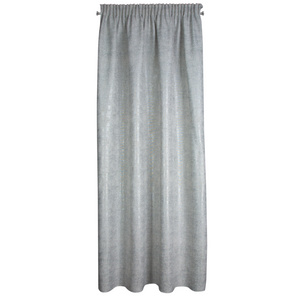 Curtain 140 x 280 Decorative Tape Blanka Silver