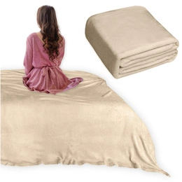 Blanket 160 x 200 Microfiber Solid Juana 08
