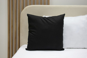 Cotton pillowcase 45 x 45 Uniform Ola Black Black