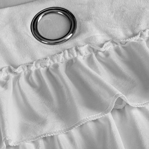 Curtain 140 x 250 Decorative Eyelets Erin White