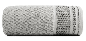 Towel 50 x 90 Bath Frotte Suzana 01 Silver