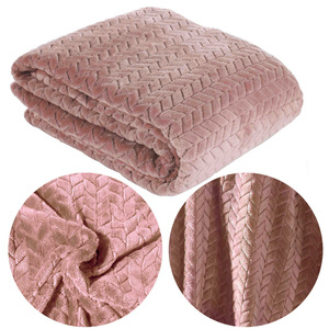 Blanket 150 x 200 Microfiber Design Cindy Powder Pink