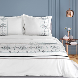 Bedding 220 x 200 3pc Embroidered Cotton HAFT 9B