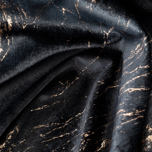 Curtain 140 x 300 Decorative Velvet Nadia Cza+Zł