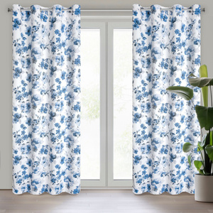 Caren Blackout Curtain 140 x 250 Blue