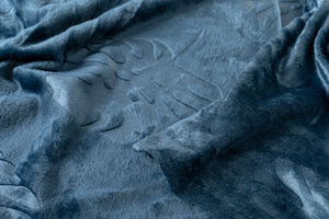 Ardea Leaf 02 Embossed Microfiber Blanket 160x200