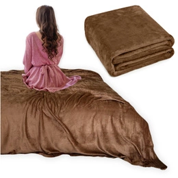Blanket 160 x 200 Microfiber Solid Juana 03