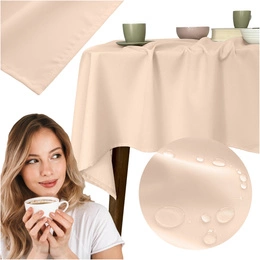 Tablecloth 120x200 Stain-Resistant Surbo Cream