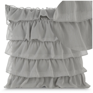 Decorative Daisy Steel 45 x 45 pillowcase