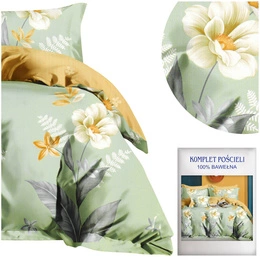 Bedding 200 x 220 4 pcs Cotton Satin no. A1749