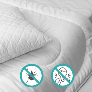 Pillow 50 x 60 Silicone Microfiber Quilted Perla