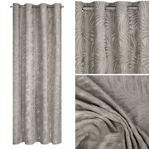 Curtain 140 x 250 Decorative Drawstring Livia Beige