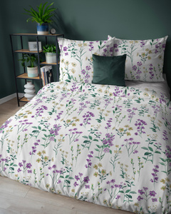 Bedding 220 x 200 3pc Flannel Cotton Laura 5634B