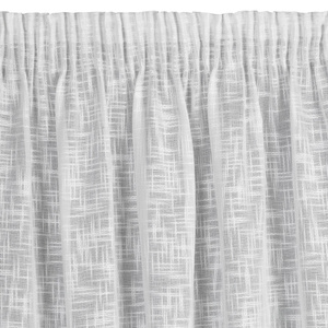 Curtain 140 x 270 Decorative Rubi Tape White