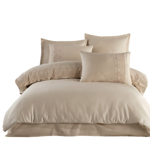 Bedding set 200 x 220 3 pieces Satin with Guipure Valinor3