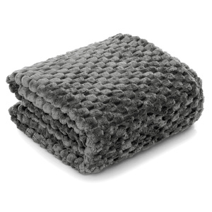 Blanket 200 x 220 Microfiber Embossed Plush Ala 3D Slices 01