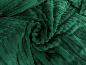 Double Sided Capri Bedspread Dark Green 160x200