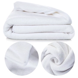 Towel 70 x 140 Microfiber Amy 15 380 g/m2 White