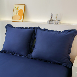 Bedding 160 x 200 3 pcs Cotton with Ruffle Lynda 01