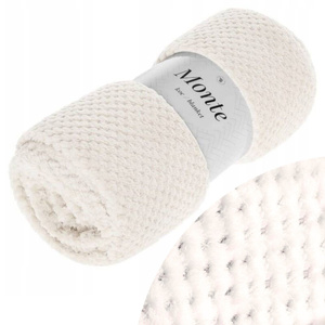 Blanket 70 x 150 Microfiber Jacquard Monte Cream