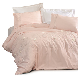 Bedding 200 x 220 6 pcs Satin Embroidered 3D Omer 01