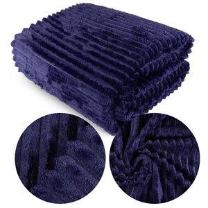 Blanket 160 x 200 Microfiber Stamped Ardea Stripes 03