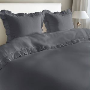 Bedding 220 x 200 3pcs Pure Cotton with Ruffle 09